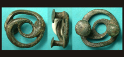 Belt Mount, Celtic Trumpet, ca. 2nd Cent. AD